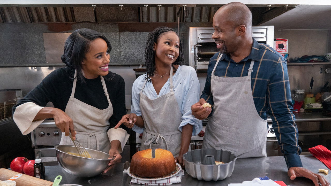 Baking Christmas backdrop