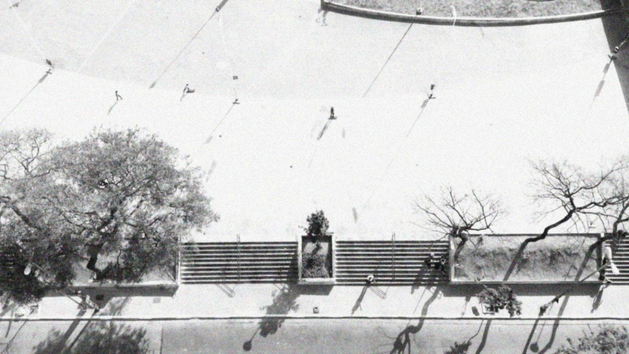 Where is Here? backdrop