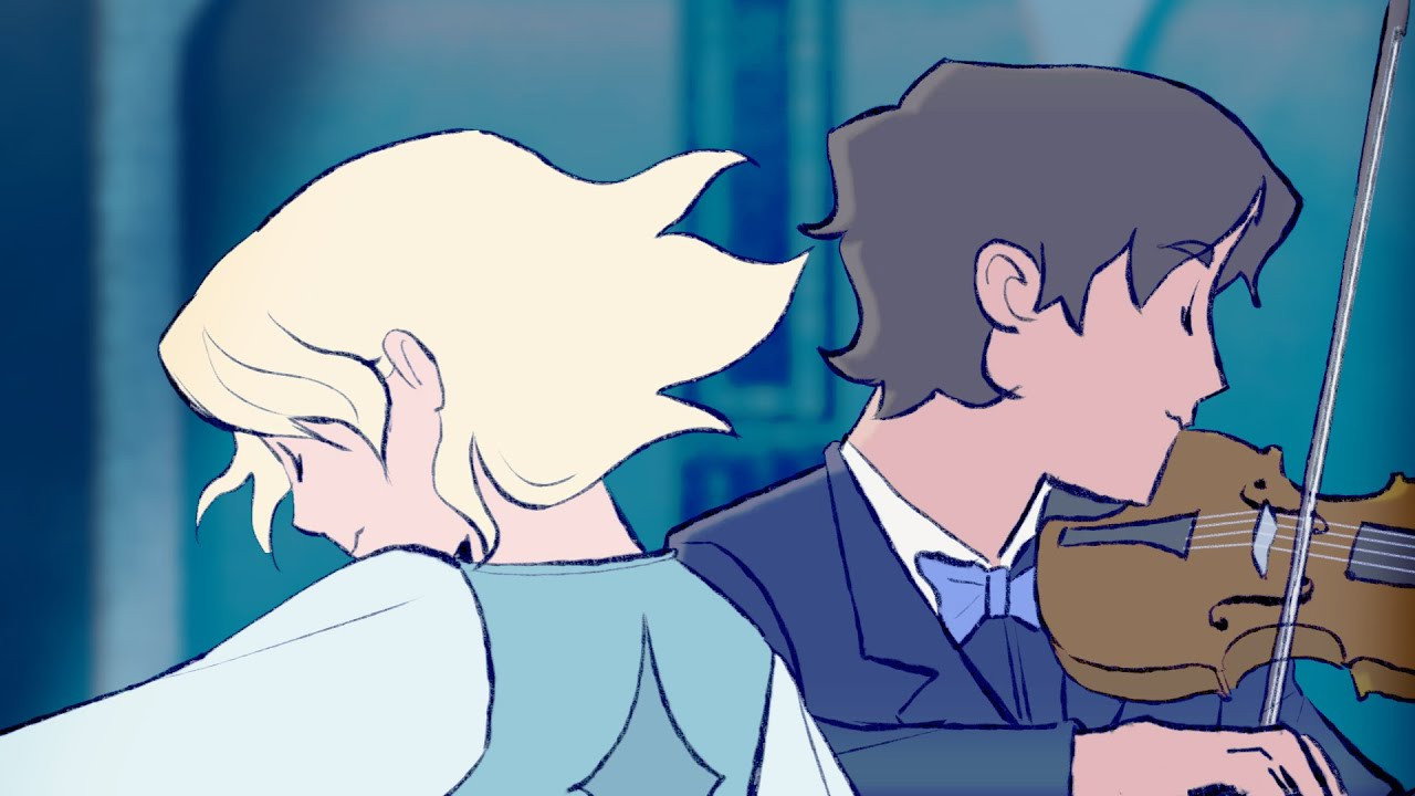 The Musician and The Star backdrop