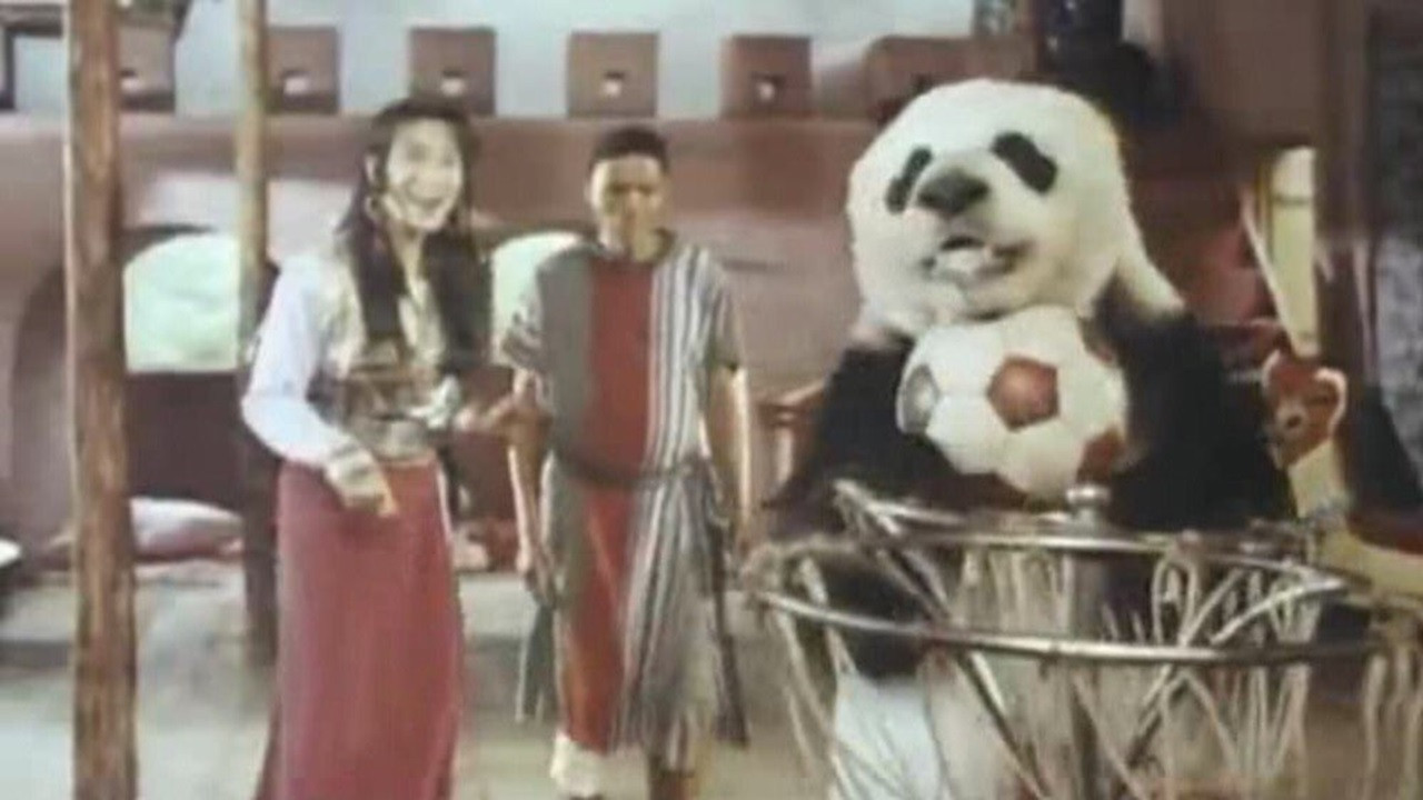 The Gods Must Be Funny in China backdrop