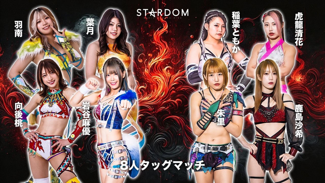 Stardom 14th Anniversary Supreme Fight 2025 In Korakuen backdrop