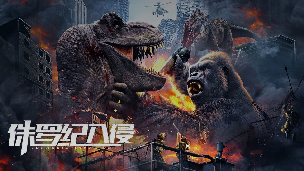 Jurassic Invasion backdrop