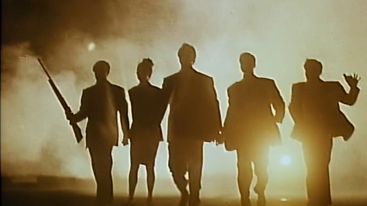 The First Shot backdrop