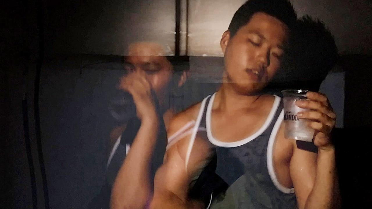 I Don't Care backdrop