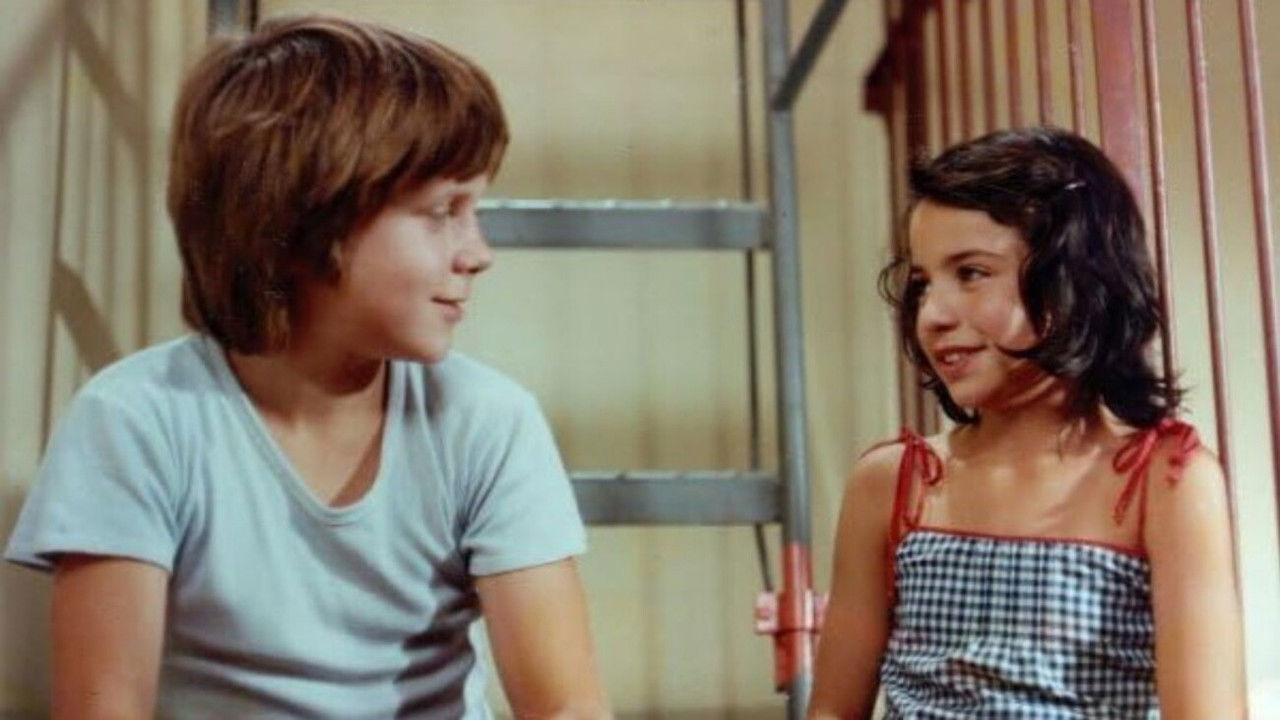 Isabel on the Stairs backdrop