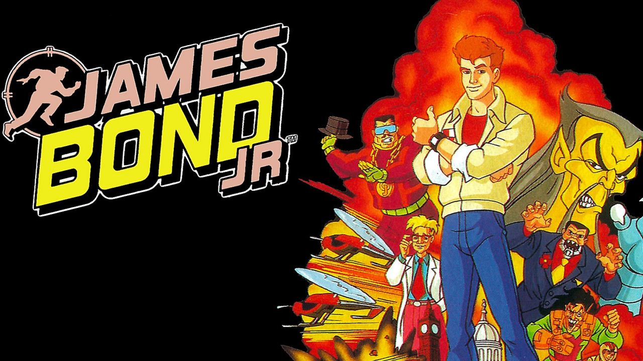 James Bond Jr. backdrop