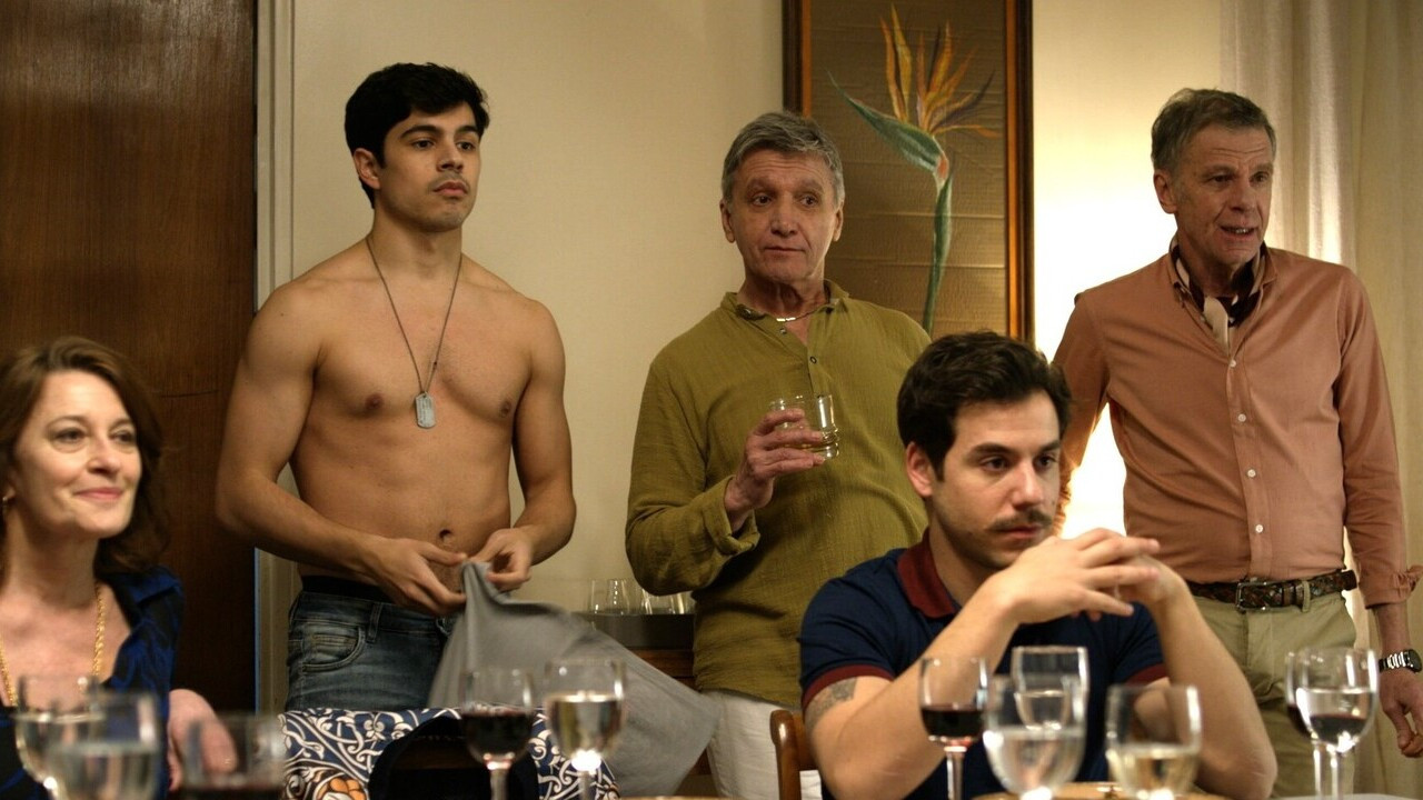 Blue Lights backdrop