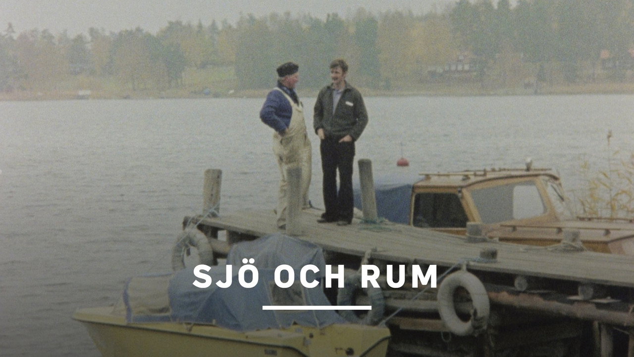 Sjö i rum backdrop