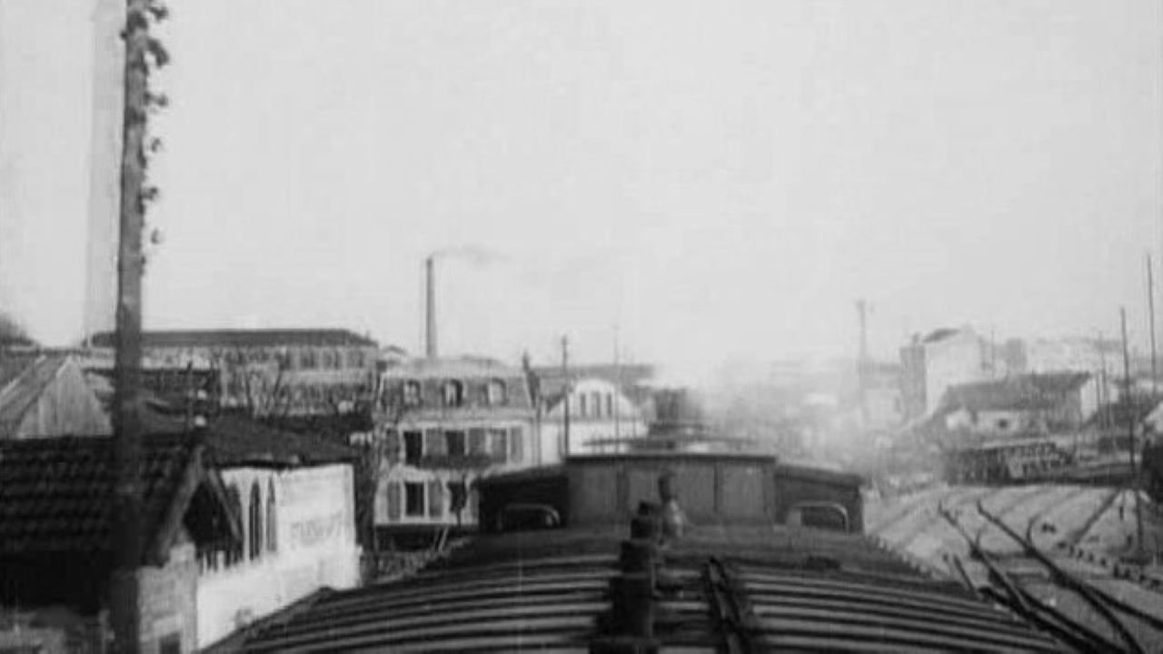 Panorama from Top of a Moving Train backdrop