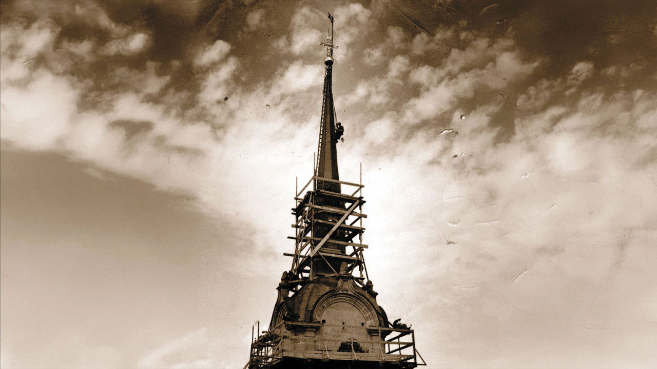 The Man on the Church Spire backdrop