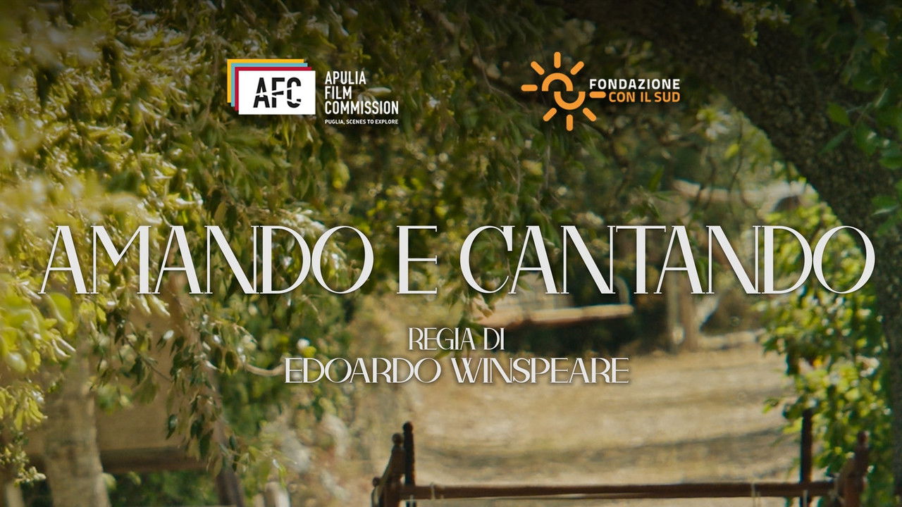 Amando e cantando backdrop