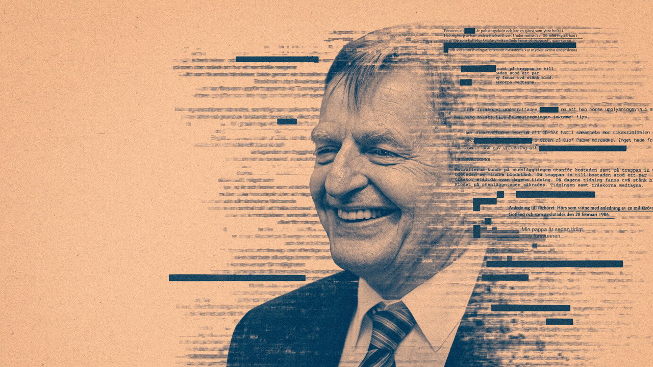 Palmemordets Dolda Spår backdrop