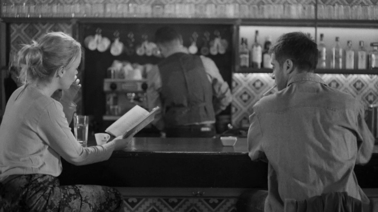 Alice in the Café backdrop