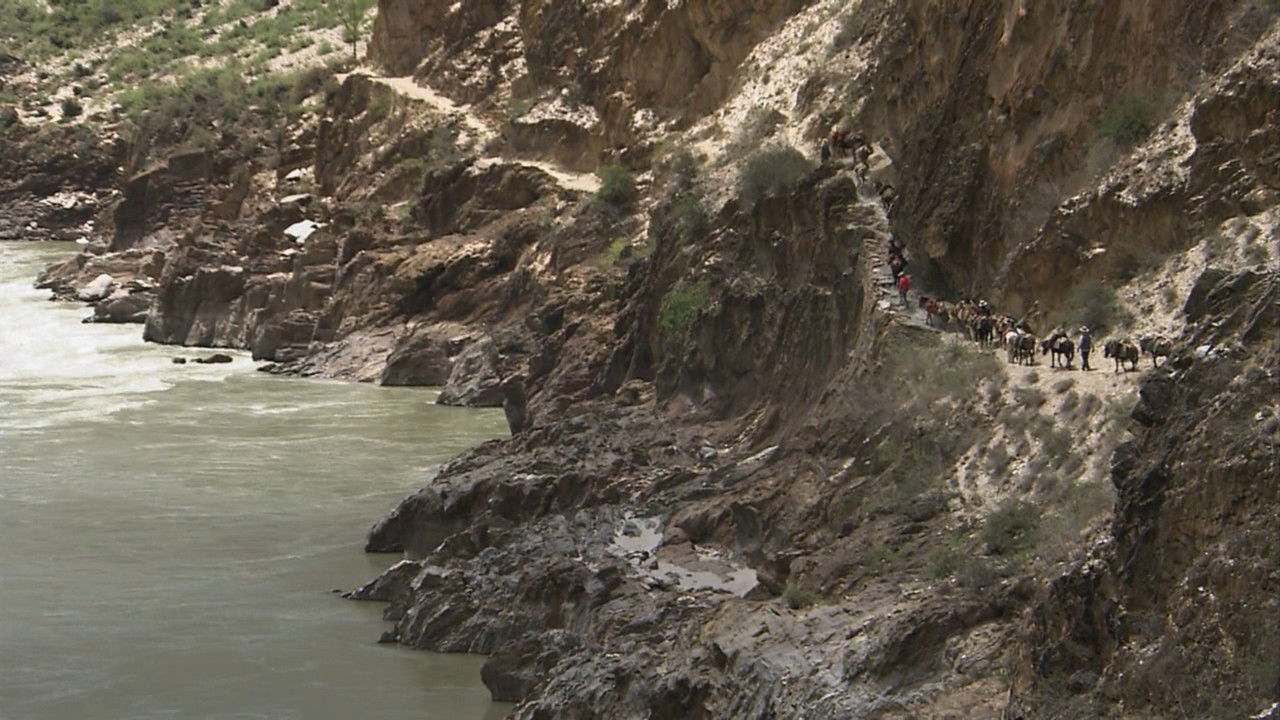 Asian Corridor in Heaven backdrop