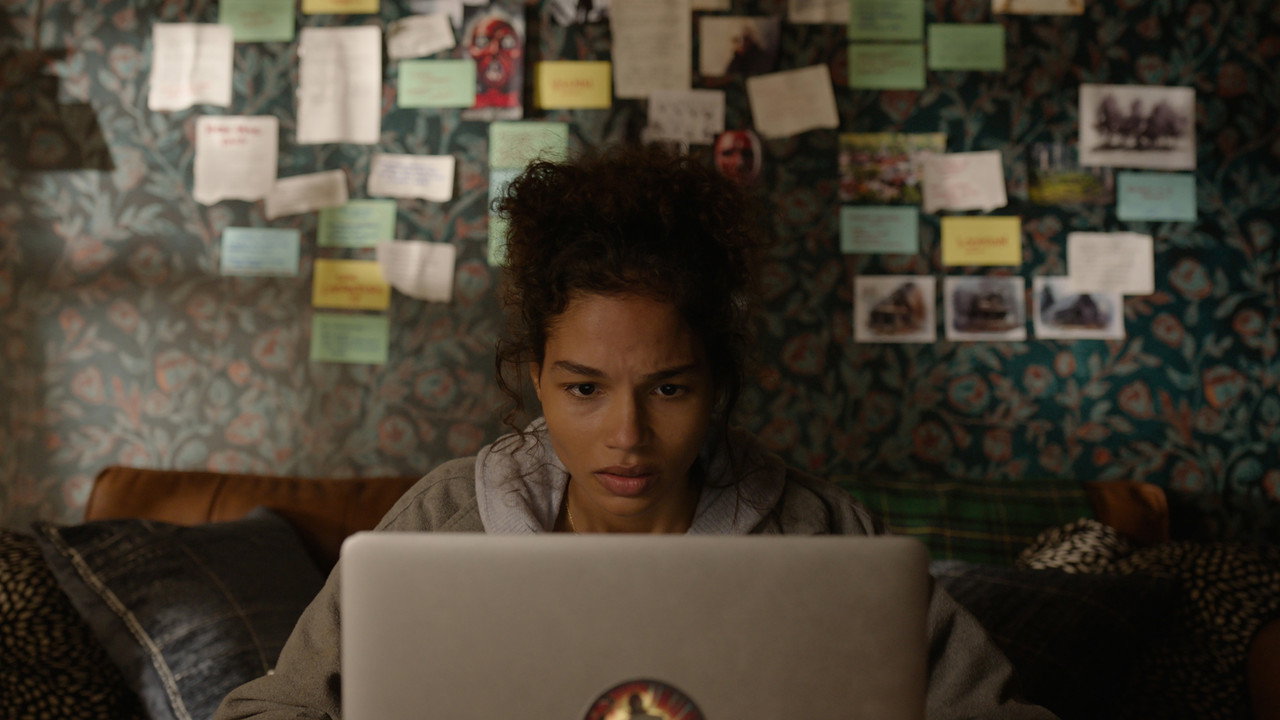 The Red Mask backdrop