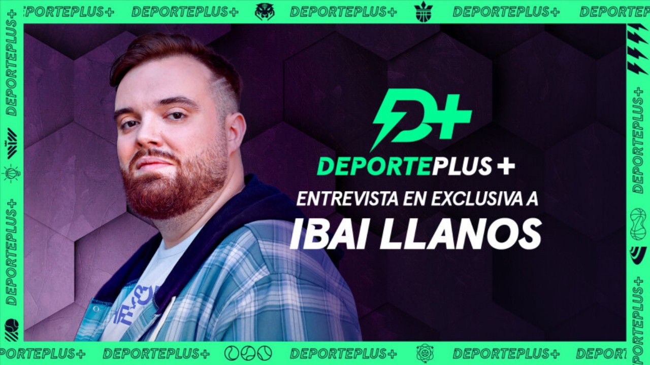 Deporte+ entrevista en exclusiva a Ibai Llanos backdrop