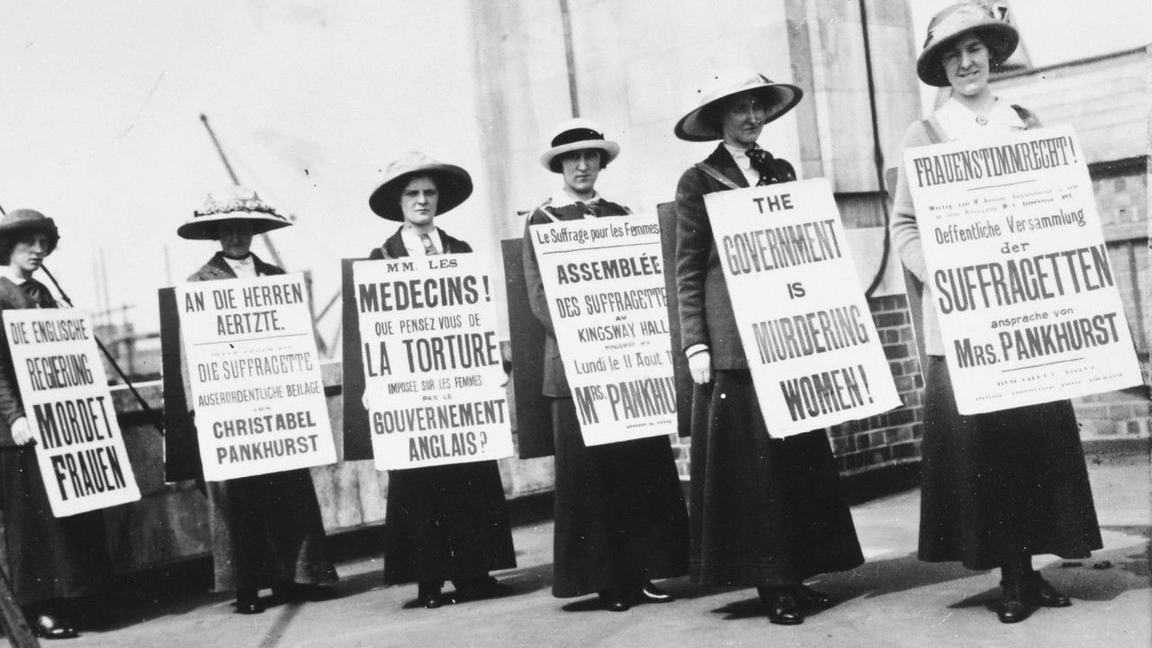 Women on the March: The Struggle for Equal Rights backdrop