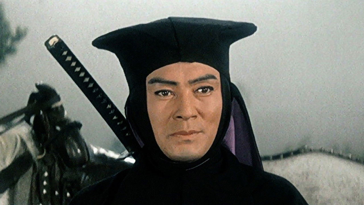 The Black Hooded Man in Peril backdrop