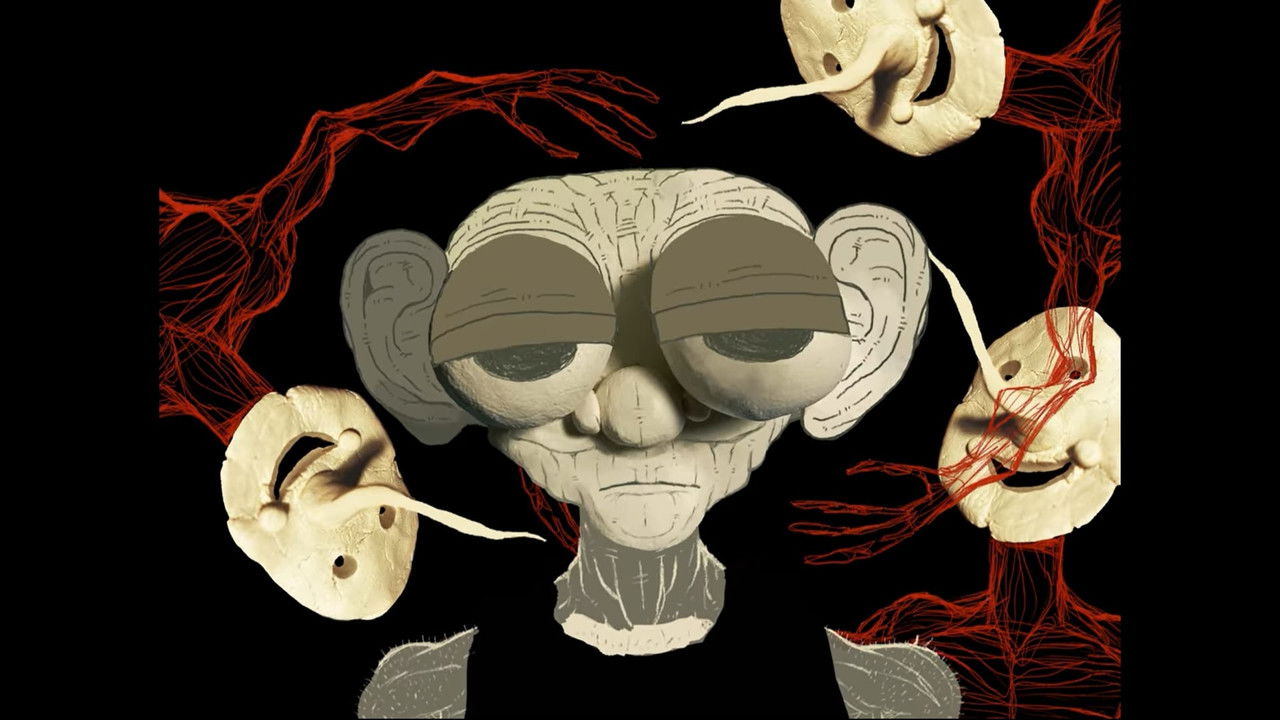 Monkey Man Tells a Joke backdrop