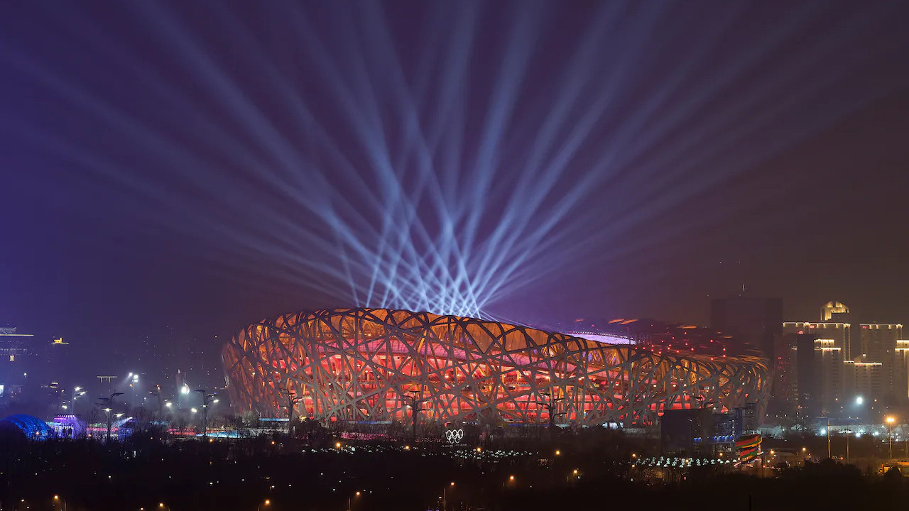Beijing 2022 Olympics Closing Ceremony backdrop