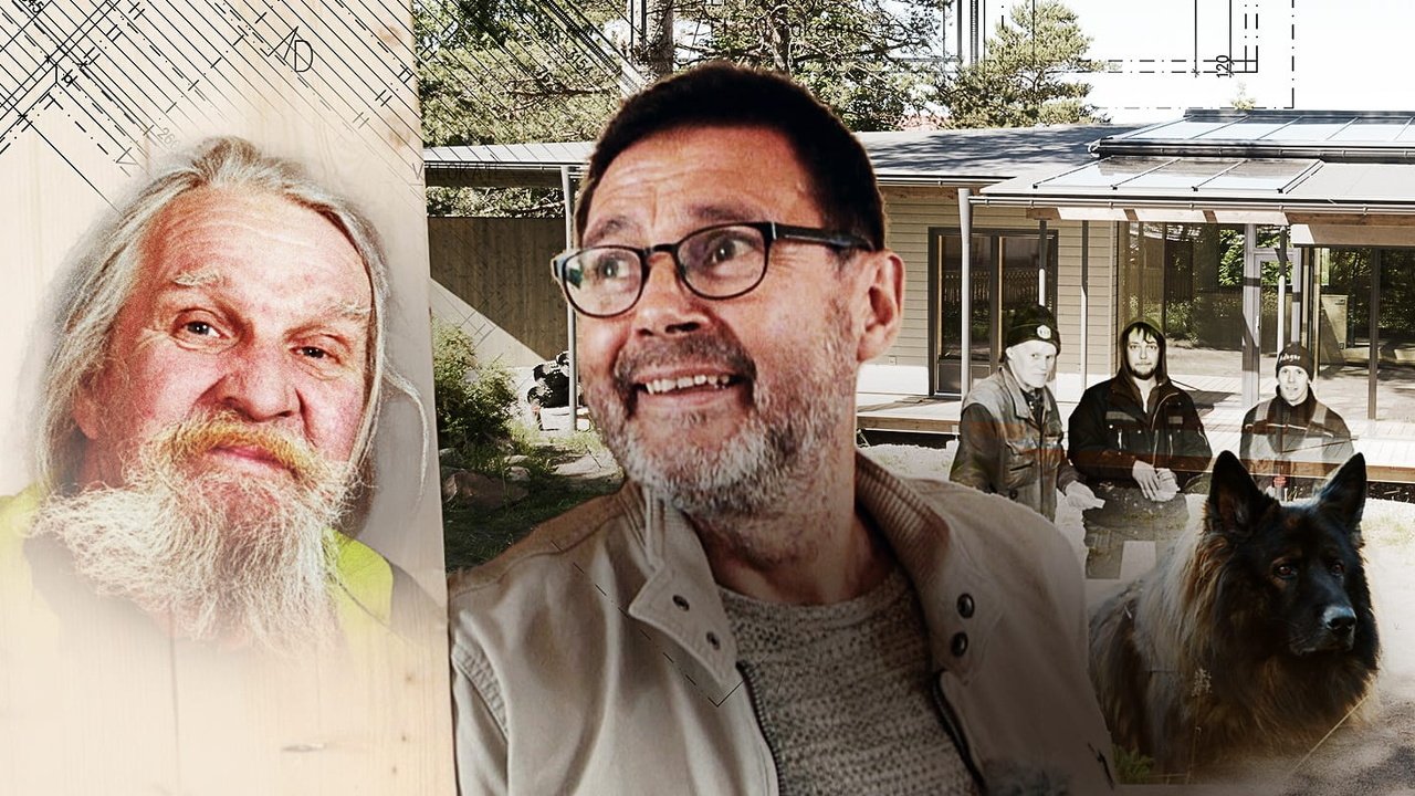 Sadan vuoden talo backdrop