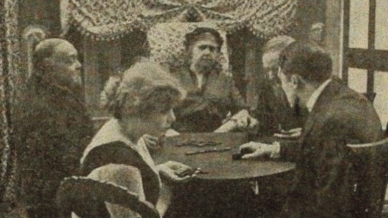 Gold and the Woman backdrop