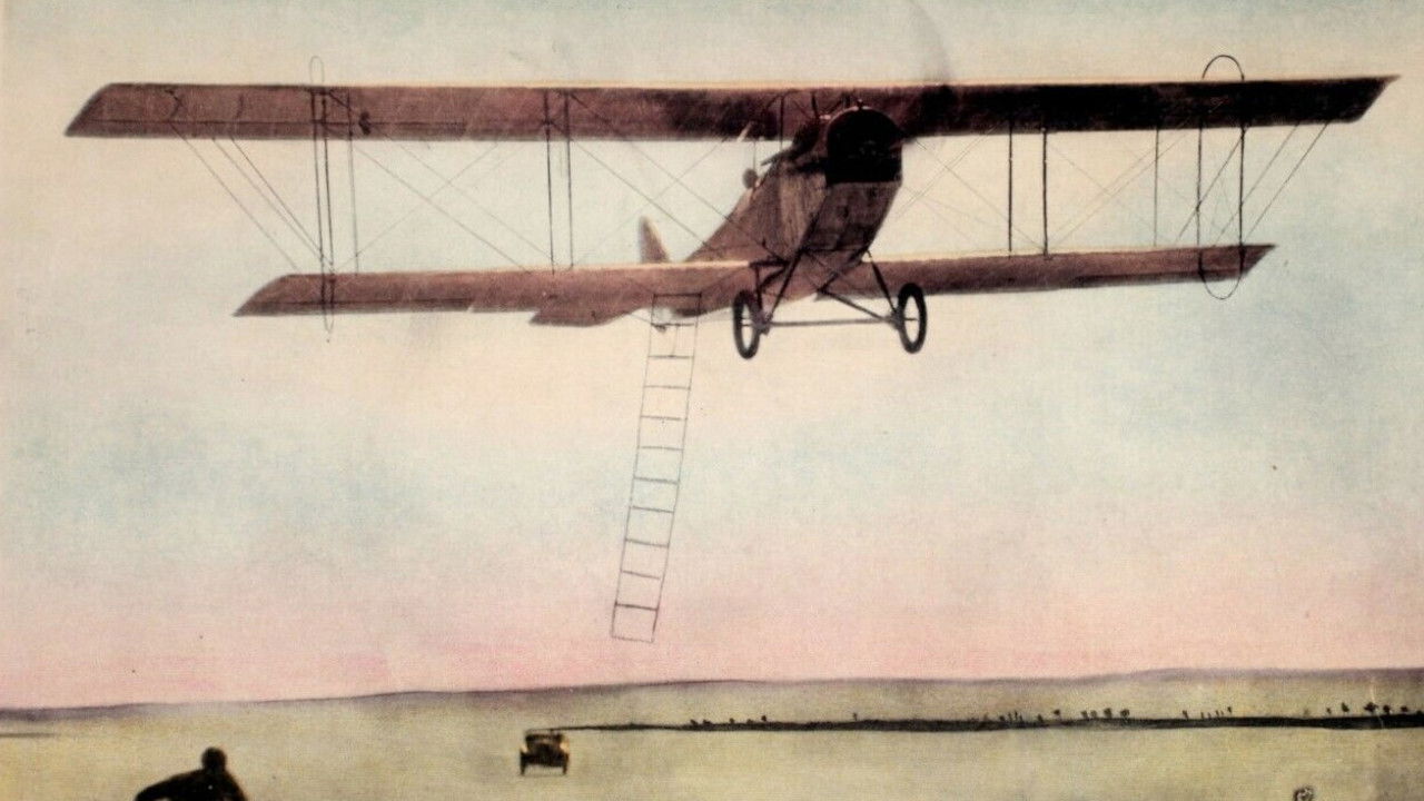 The Phantom Flyer backdrop