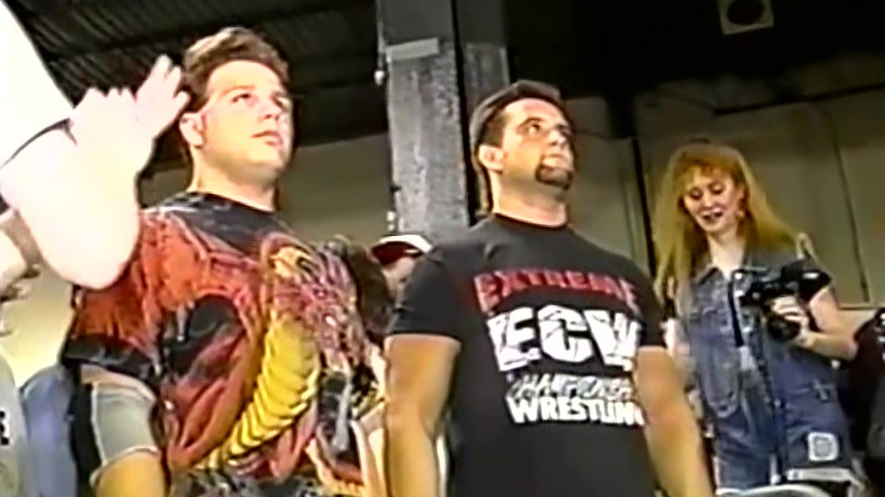 ECW Enter the Sandman 1995 backdrop