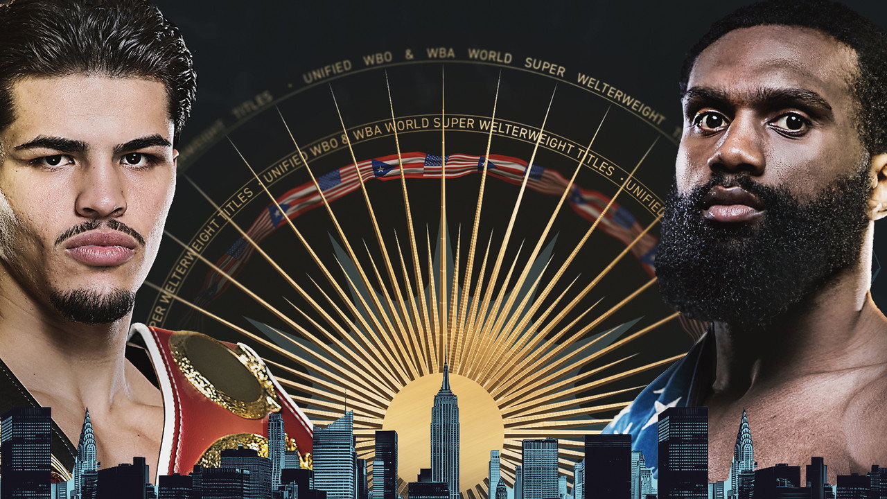 Xander Zayas vs. Jaron Ennis backdrop