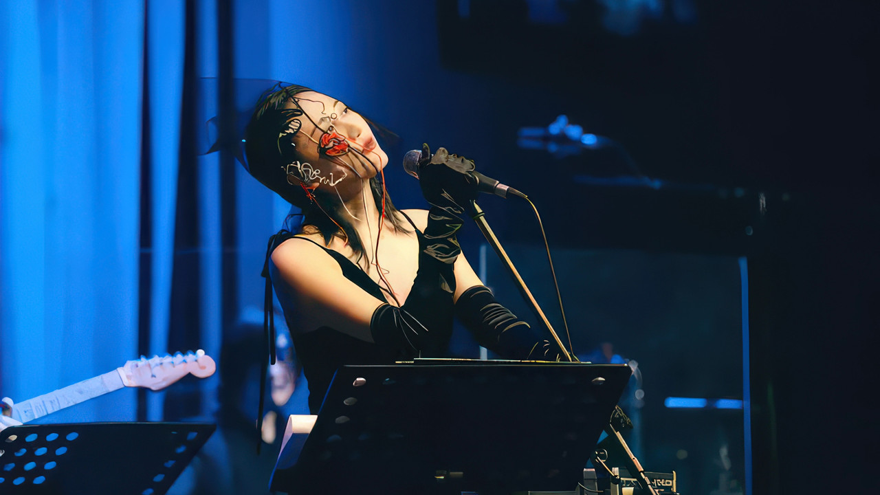 陈粒 2017 "在蓬莱" 北京演唱会 backdrop