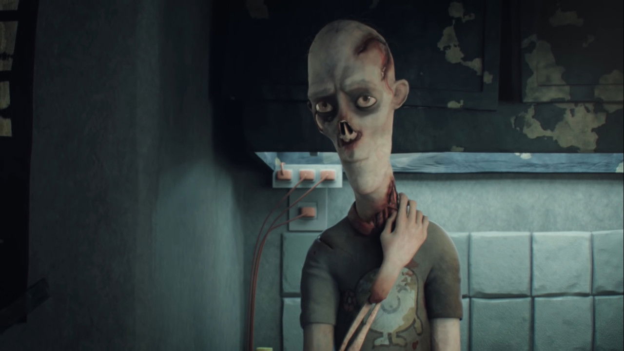 Less Than Human backdrop