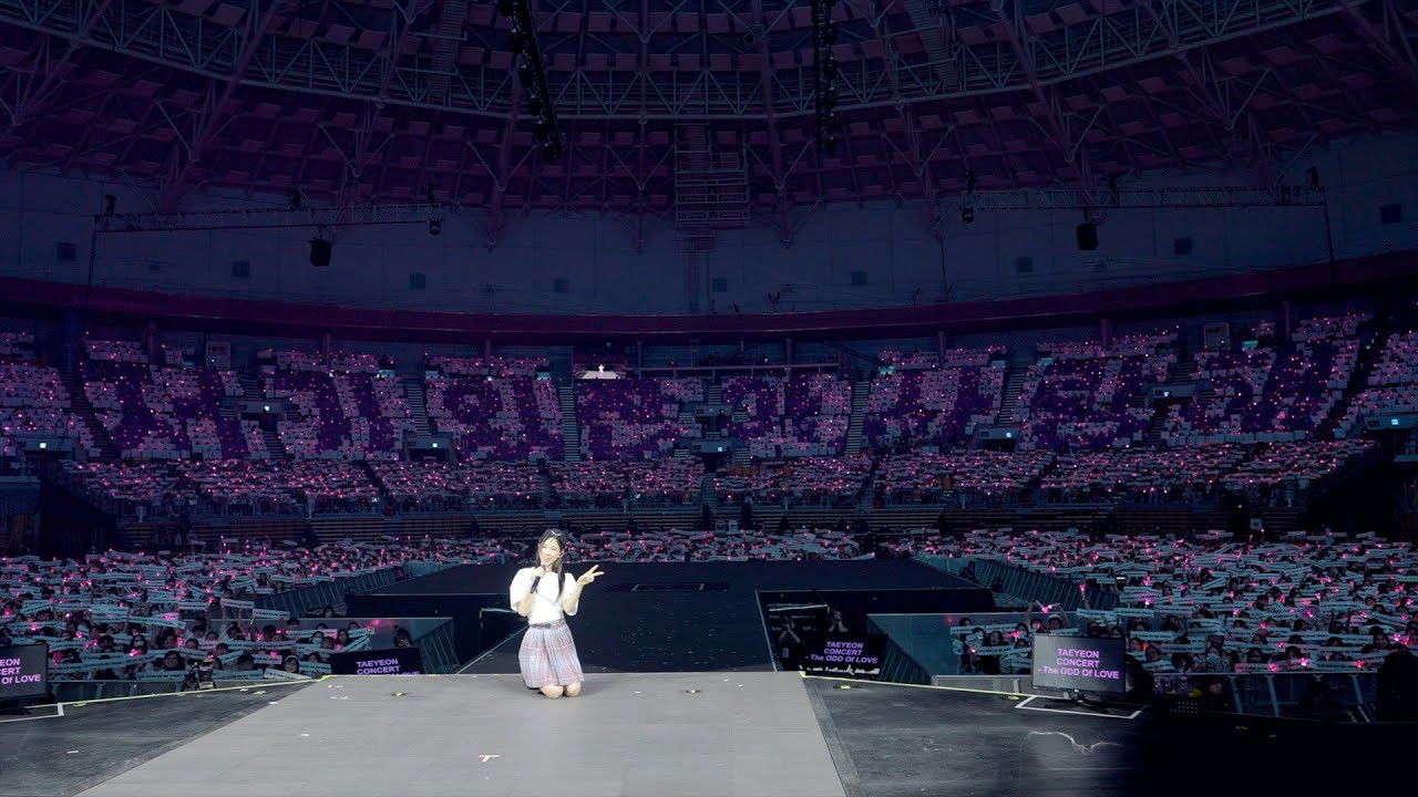 TAEYEON Concert "The ODD of LOVE" in Seoul backdrop