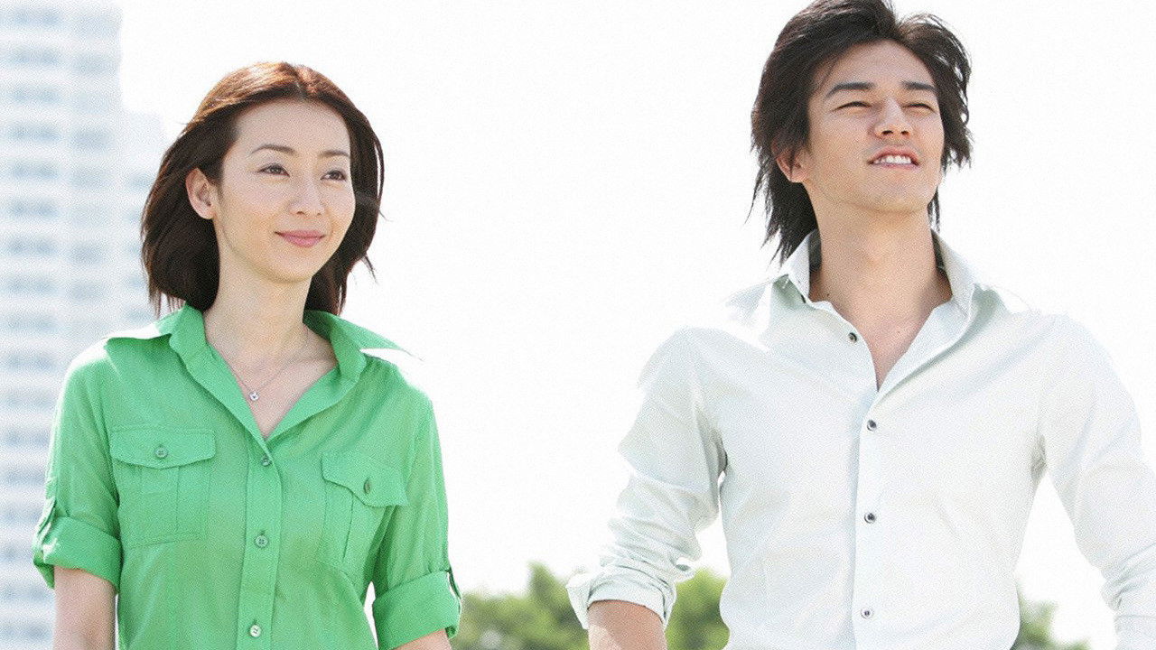 Magari Kado no Kanojo backdrop