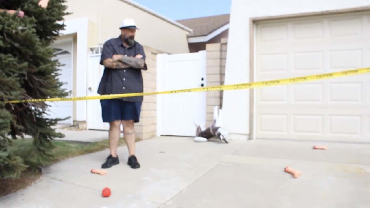 The Pickleball Exorcist backdrop