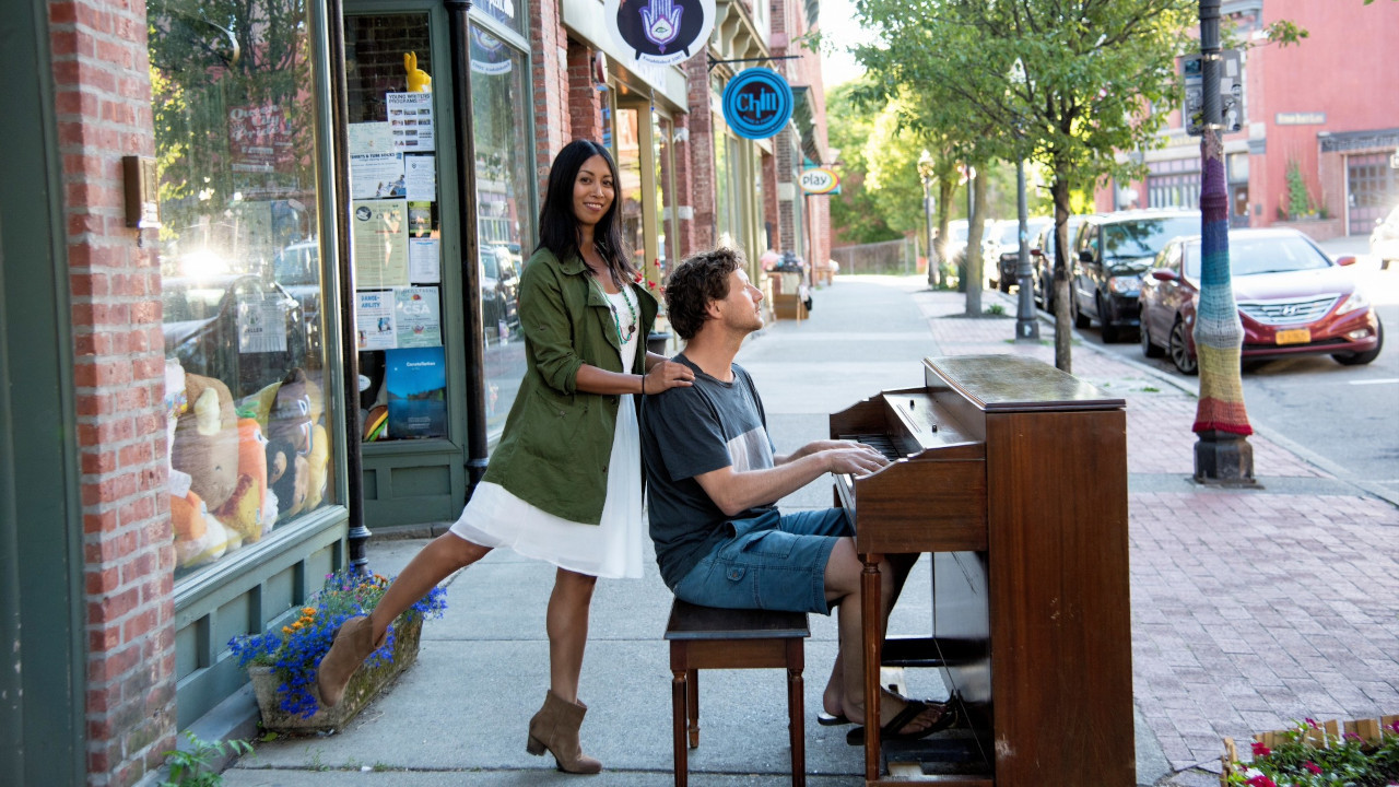Katie Fforde: Dance on Broadway backdrop