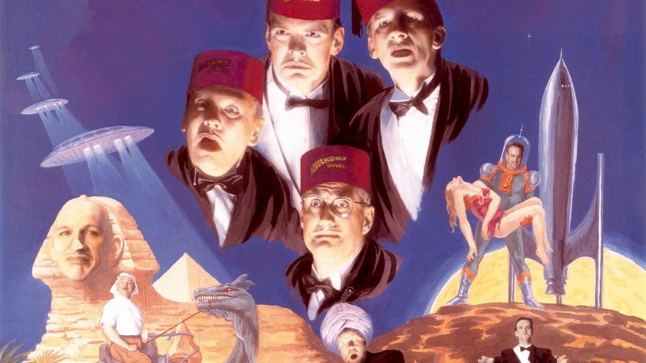 Ørkenens Sønner: Gå aldrig tilbage til en fuser backdrop