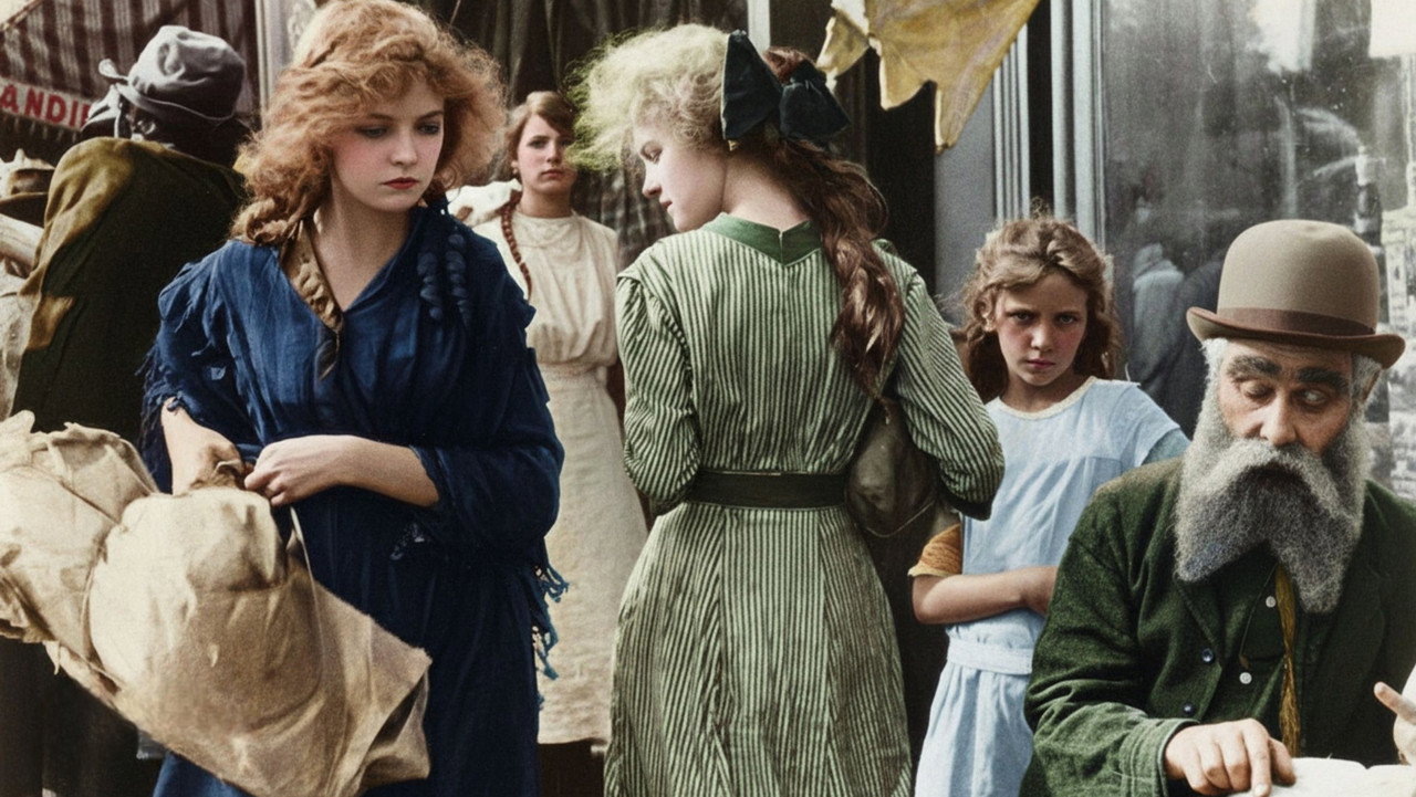 The Musketeers of Pig Alley backdrop