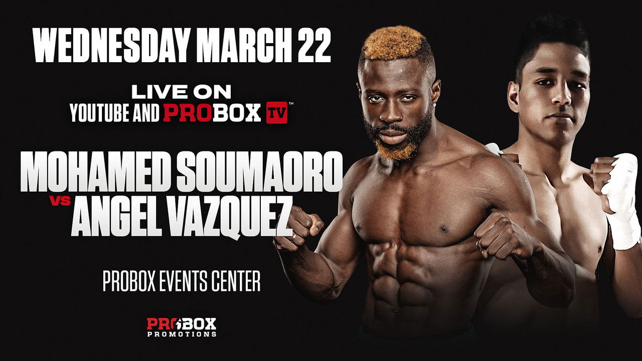 Mohamed Soumaoro vs. Angel Vazquez backdrop