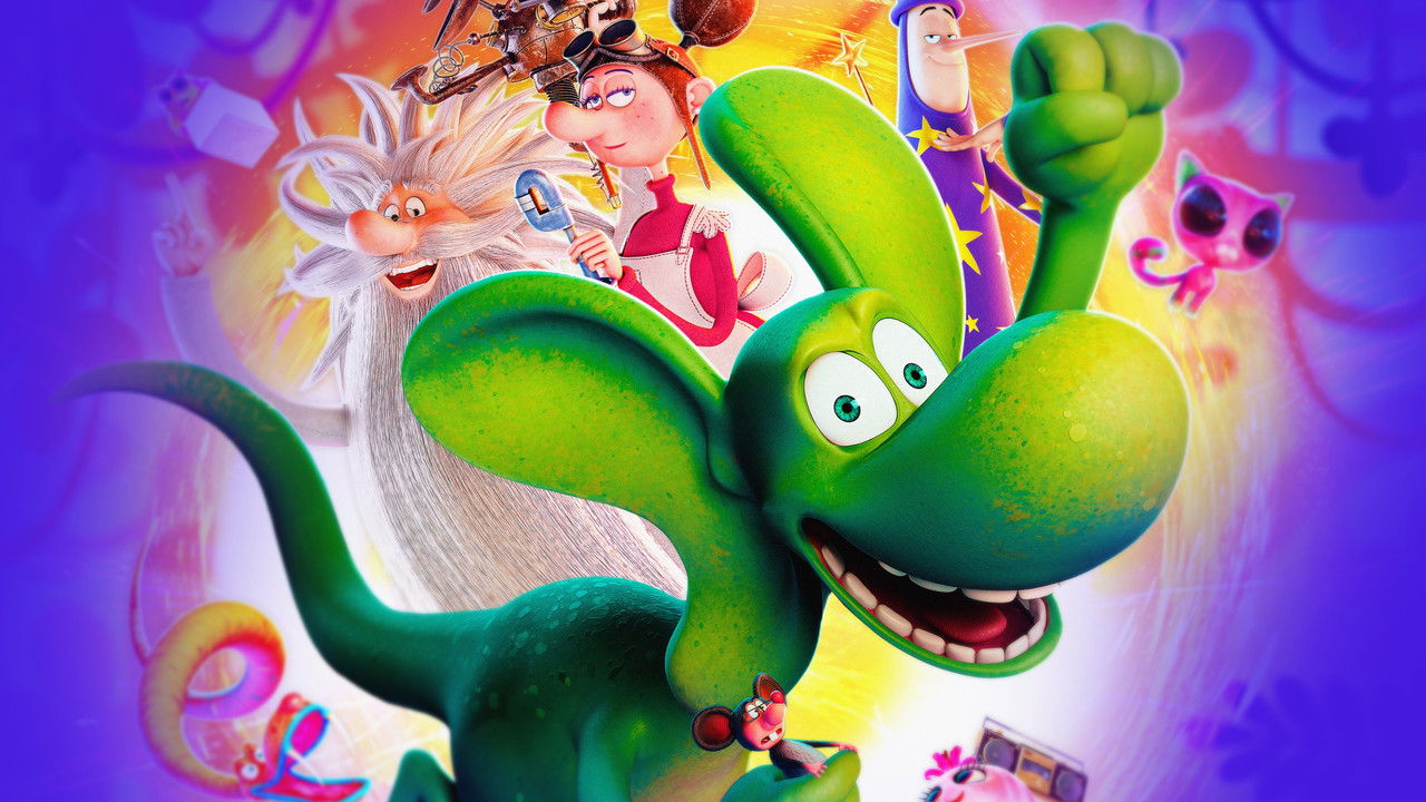 The Green Dinosaur backdrop