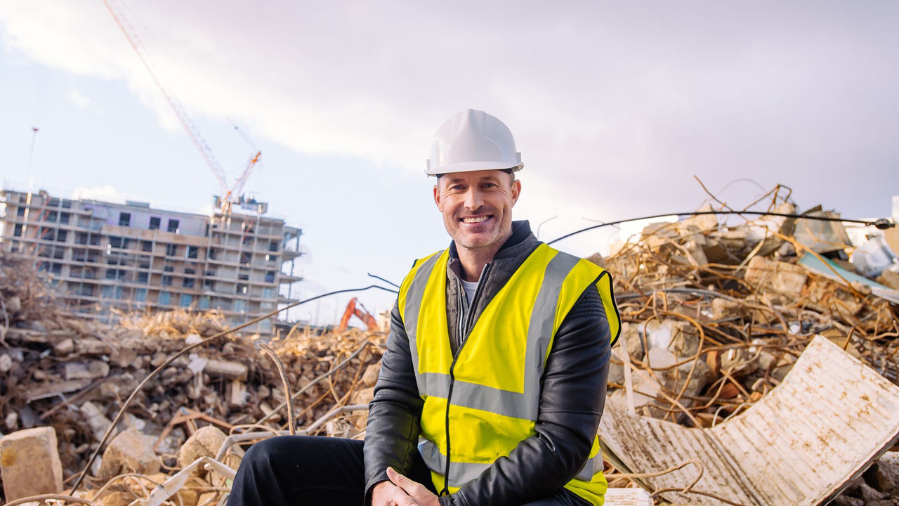 The Demolition Man backdrop