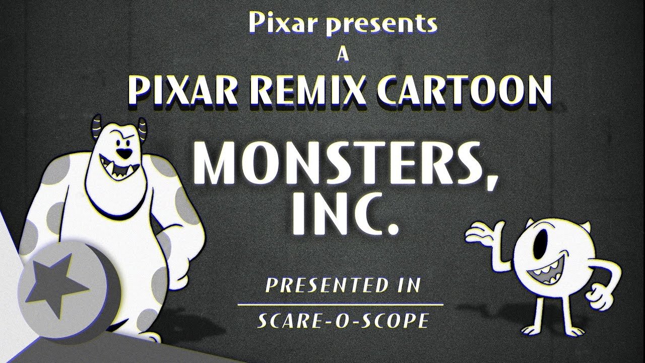 Pixar Remix: Monsters, Inc. backdrop