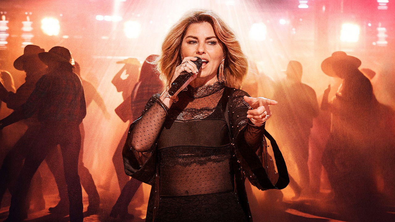 Shania Twain at the BBC backdrop