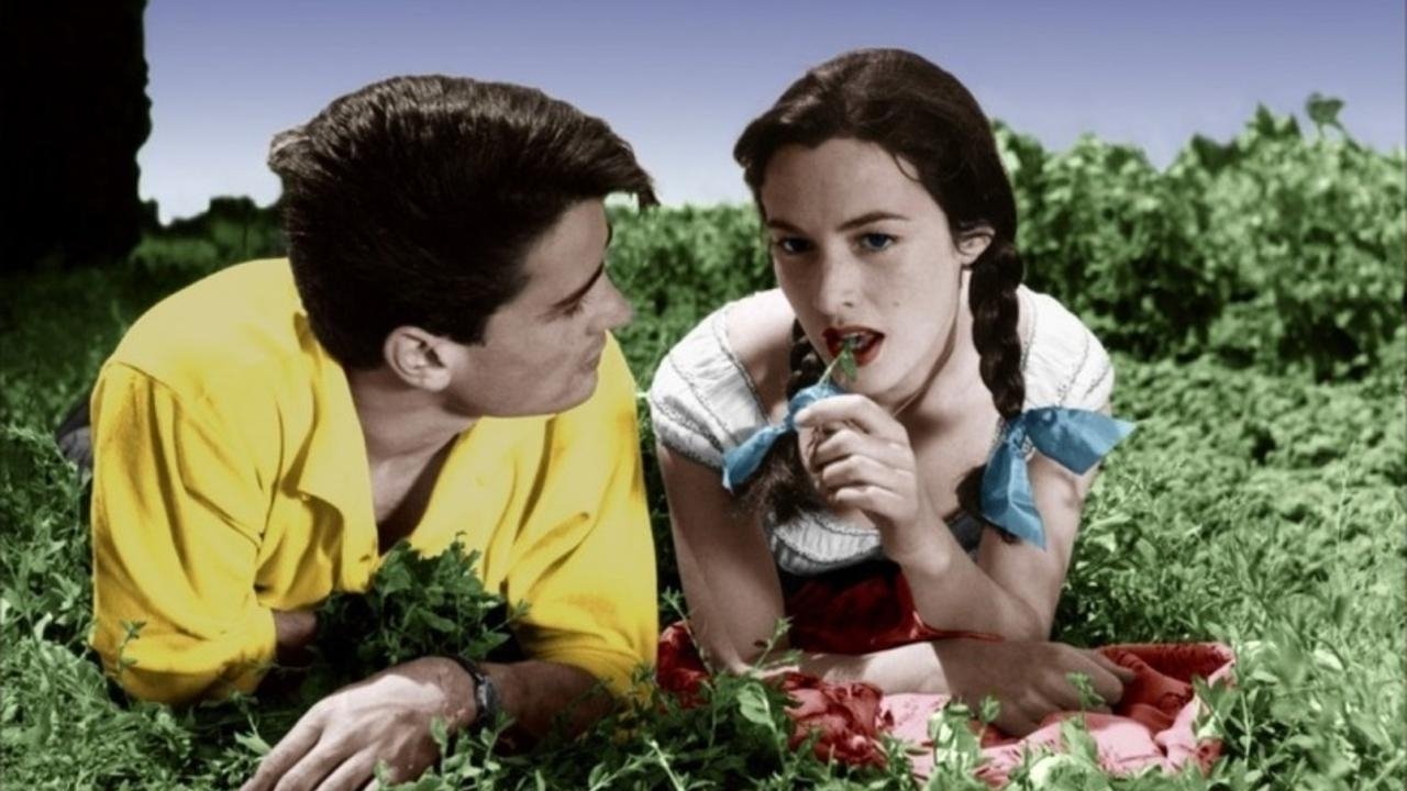 Girl and the River backdrop