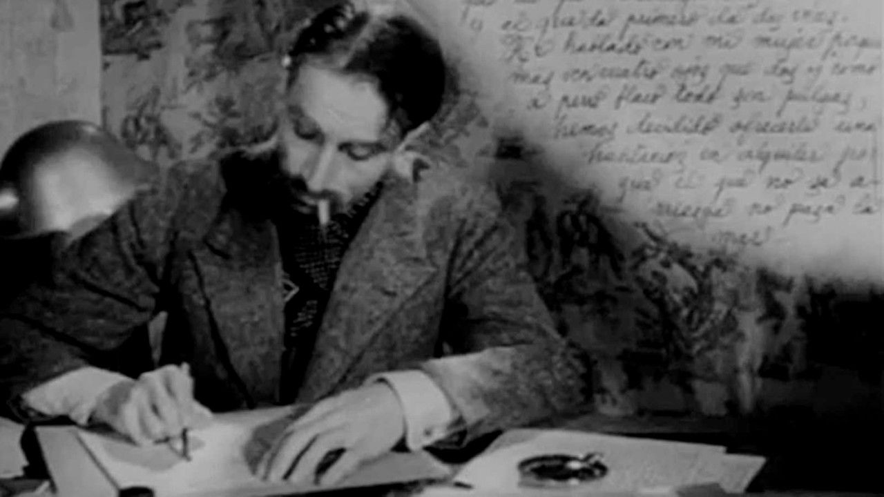 Un anuncio y cinco cartas backdrop