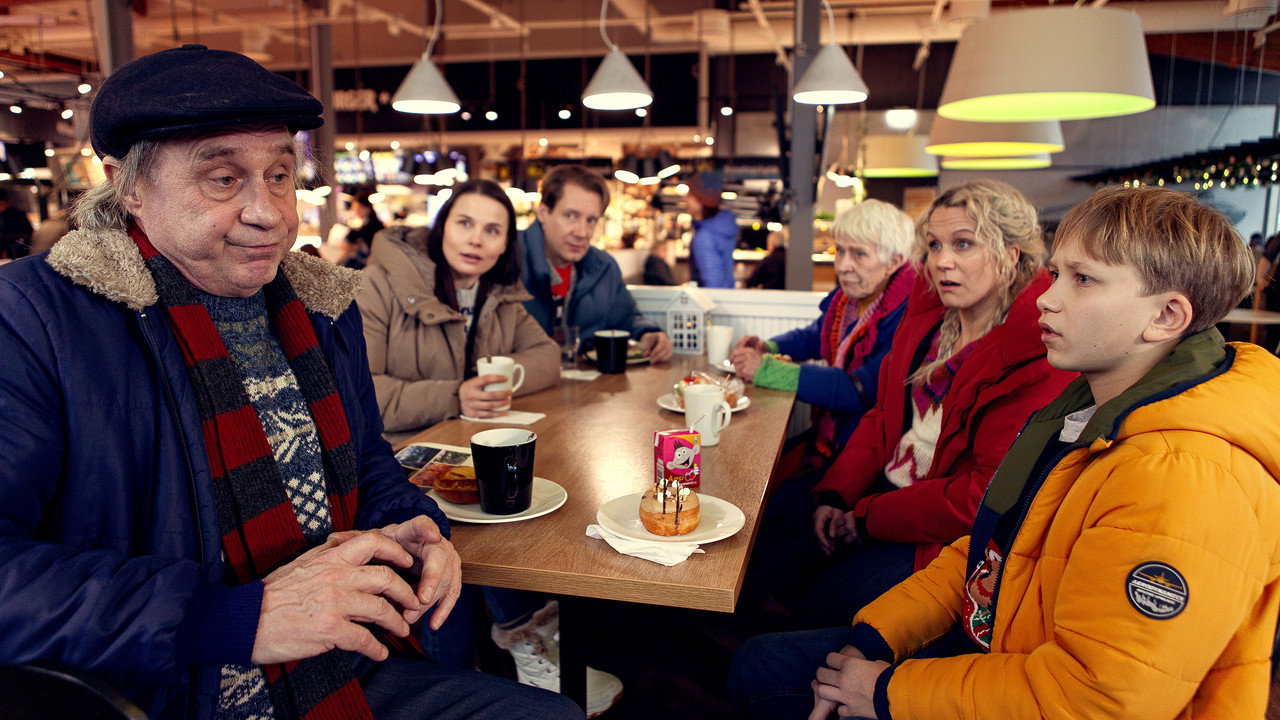 Kyllä isä osaa Lapissa backdrop