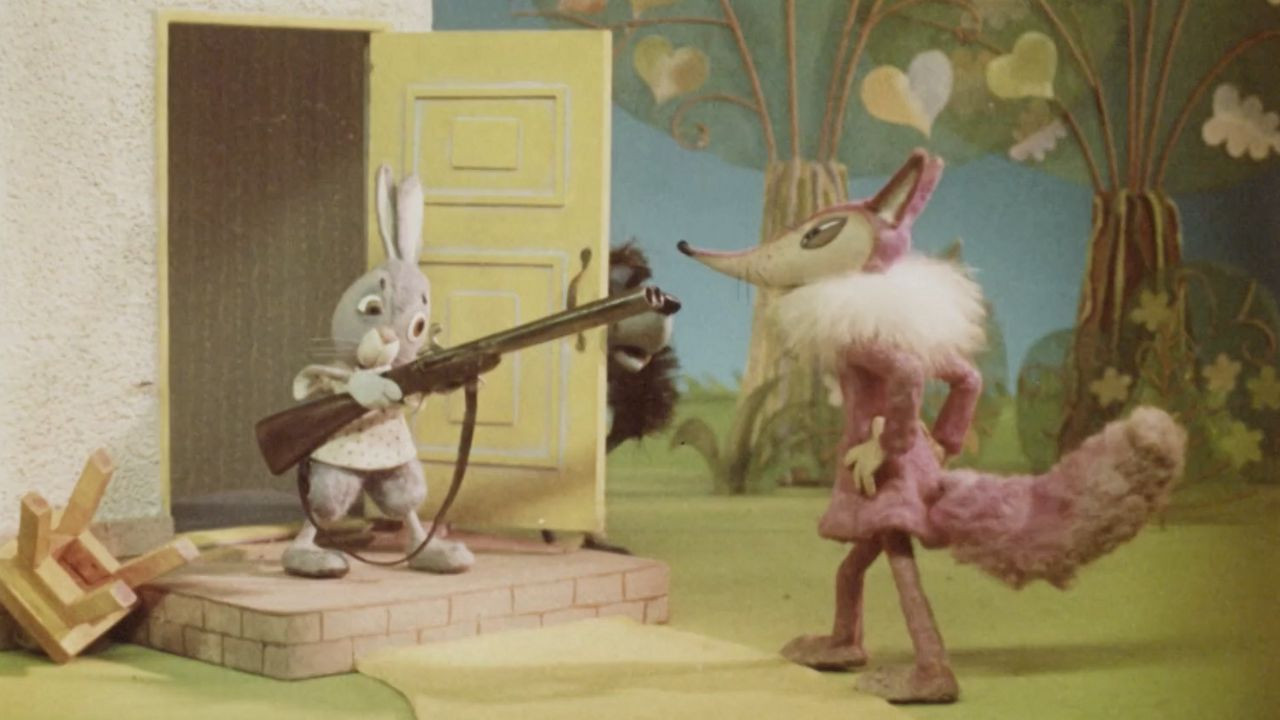 Snobbish Rabbit backdrop