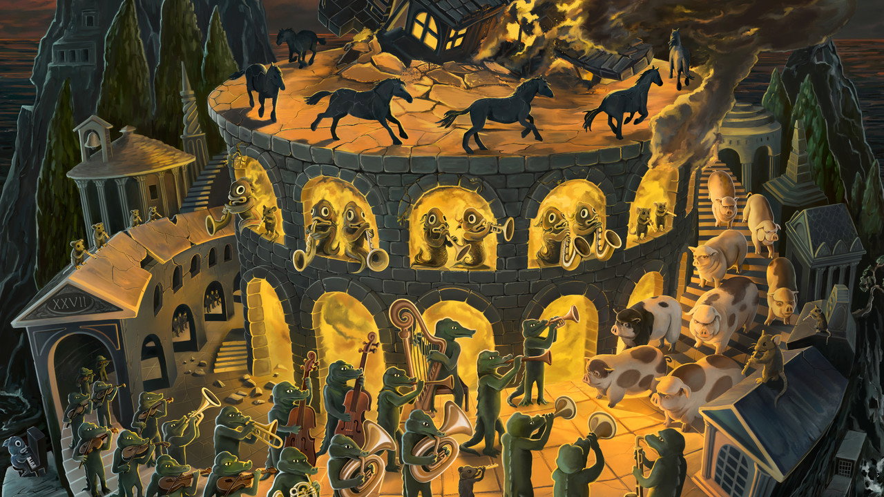 King Gizzard & The Lizard Wizard: Phantom Island backdrop