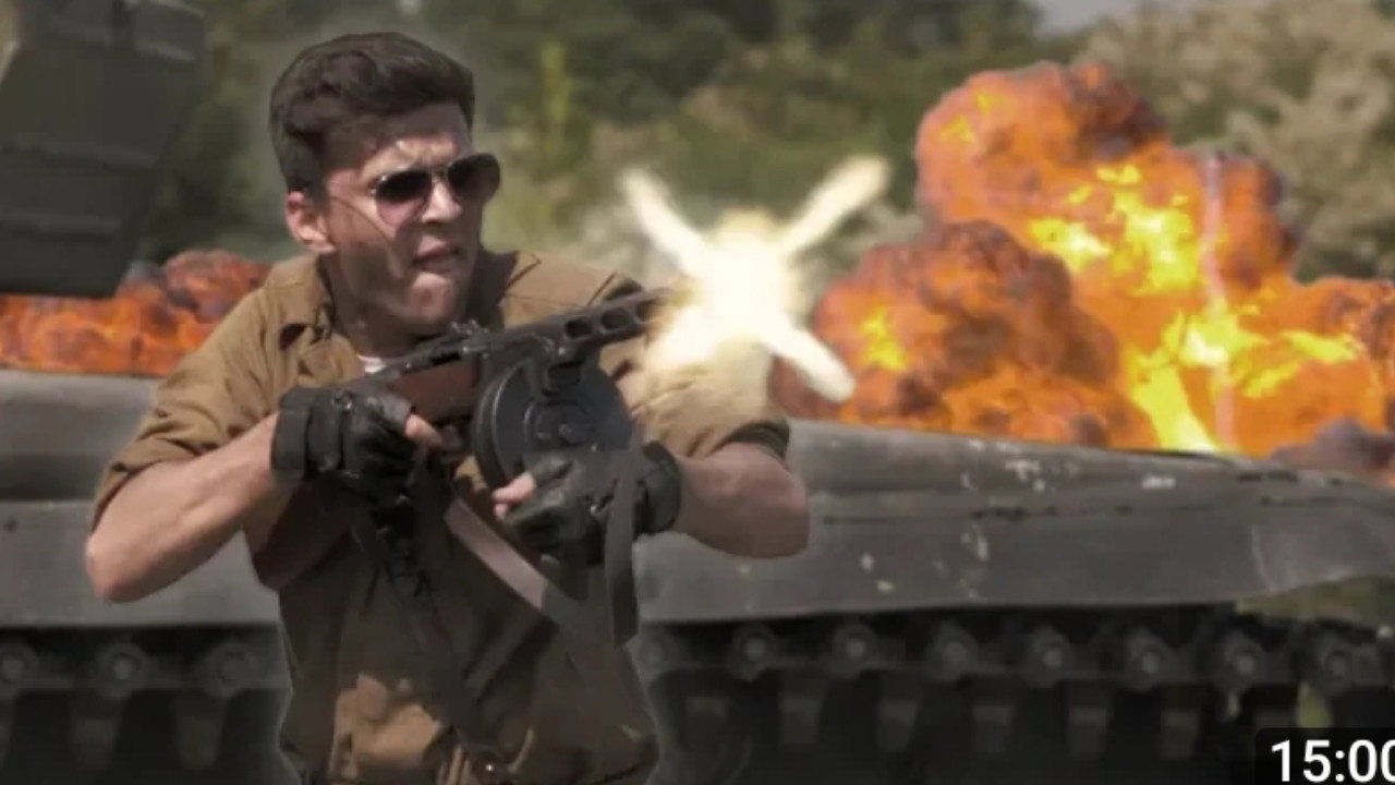 Pista Közlegény Megmentése backdrop