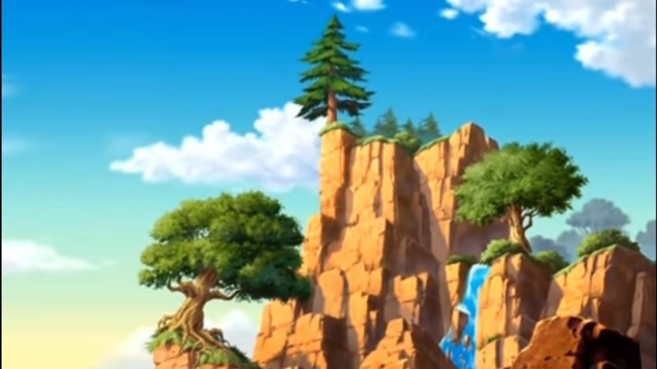 The Legend of the Three Trees backdrop