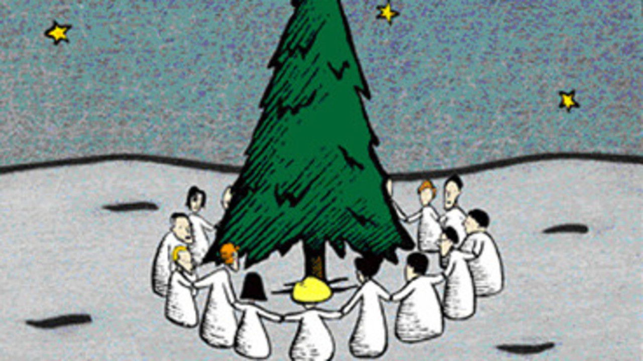 Christmas Stars backdrop